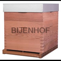 Single wall bee hive dadant red ceder